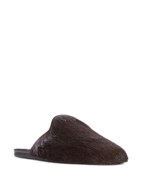 Prada leather slippers - Brown - zdjęcie produktu nr 2