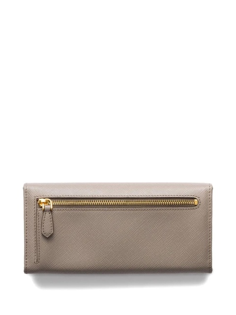 Prada triangle-logo leather wallet - Grey - zdjęcie produktu nr 2