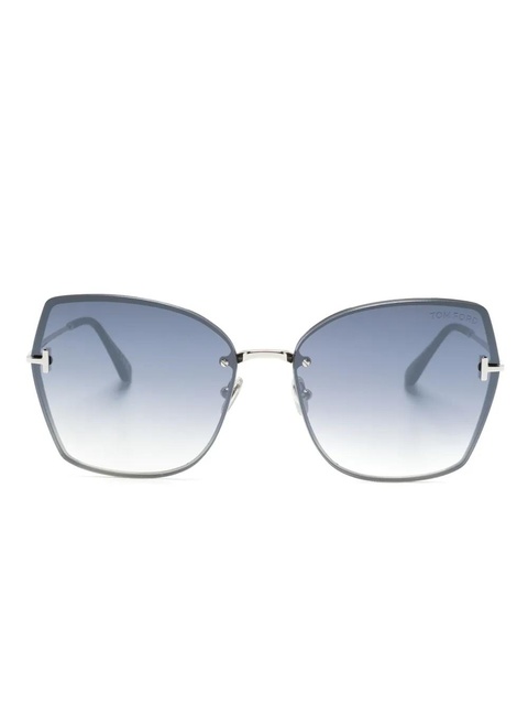 TOM FORD Eyewear Nickie butterfly-frame sunglasses - Grey - zdjęcie produktu nr 1
