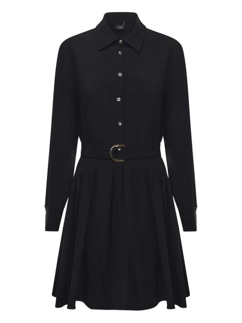 PINKO buttoned belted dress - Black - zdjęcie produktu nr 1