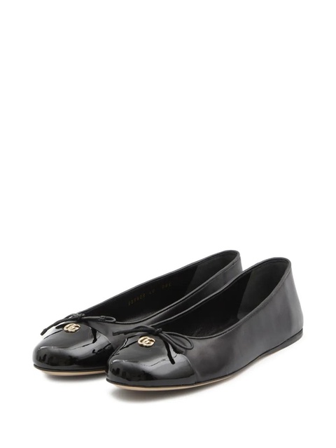Gucci GG leather ballet flats - Black - zdjęcie produktu nr 2