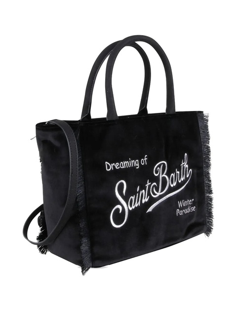 MC2 Saint Barth Vanity fringe-detail tote bag - Black - zdjęcie produktu nr 2