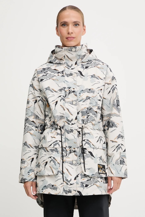Columbia kurtka High Cascades Interchang kolor beżowy przejściowa oversize 2141501 - zdjęcie produktu nr 1
