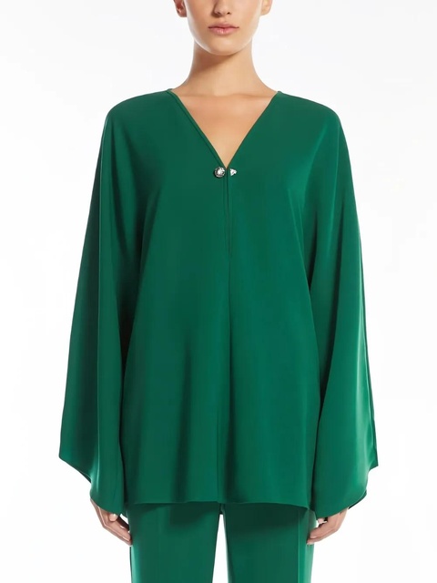 Max Mara bell-sleeve blouse - Green - zdjęcie produktu nr 1