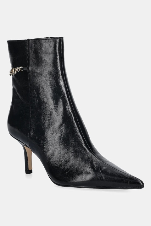 Steve Madden botki skórzane Auora damskie kolor czarny na szpilce 11004959 - zdjęcie produktu nr 1