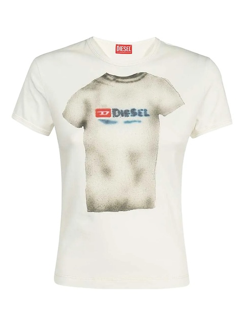 Diesel front-print T-shirt - White - zdjęcie produktu nr 1
