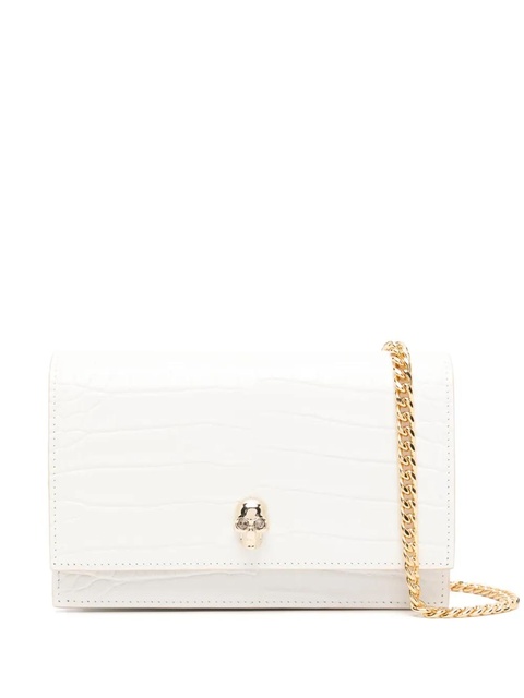 Alexander McQueen small Skull cross body bag - White - zdjęcie produktu nr 1