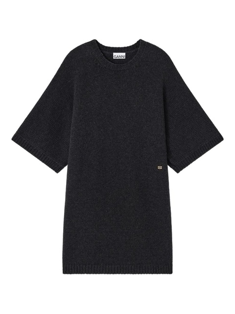 GANNI T-shirt mini dress - Grey - zdjęcie produktu nr 1