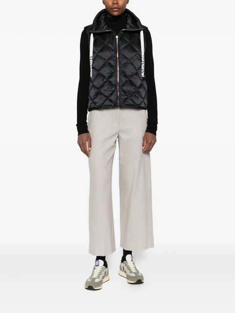 Max Mara quilted zip-fastening vest - Black - zdjęcie produktu nr 2