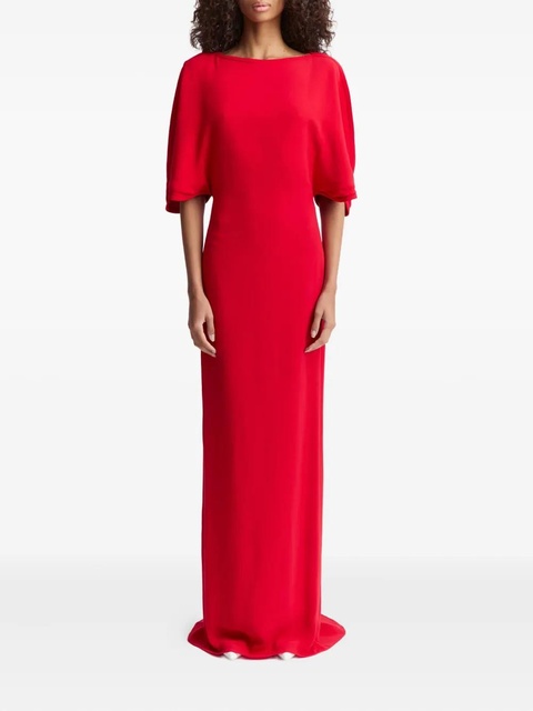 16Arlington Dona cape-sleeve maxi dress - Red - zdjęcie produktu nr 2