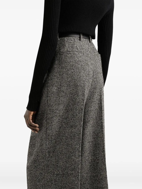 Dolce & Gabbana tweed pleated trousers - Neutrals - zdjęcie produktu nr 2