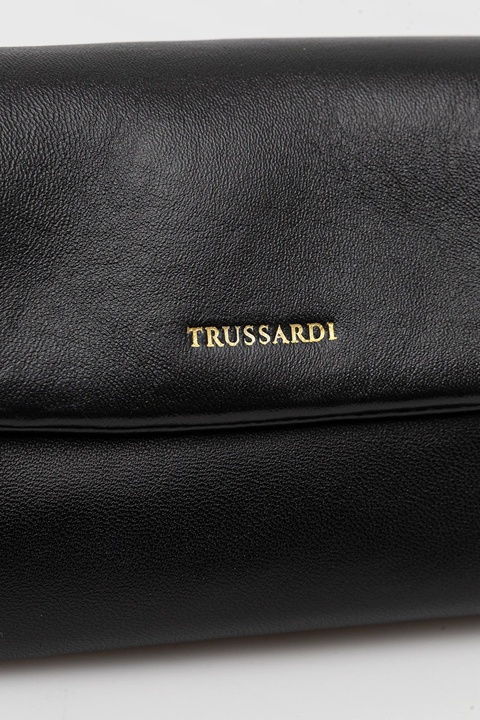Trussardi torebka skórzana kolor czarny Z610E005987N - zdjęcie produktu nr 2