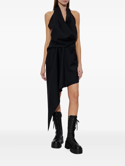 Alexander Wang halterneck asymmetric mini dress - Black - zdjęcie produktu nr 2
