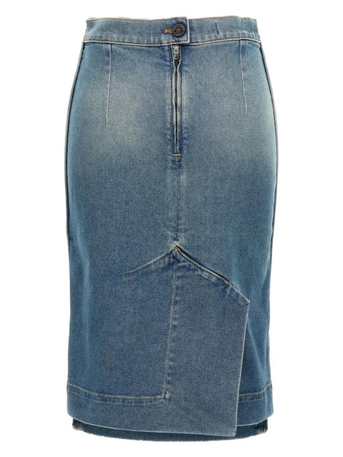 Vivienne Westwood Orb logo embroidery skirt - Blue - zdjęcie produktu nr 1