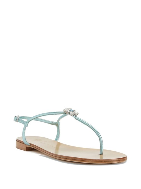 Giuseppe Zanotti Geltrude crystal-embellished sandals - Blue - zdjęcie produktu nr 2
