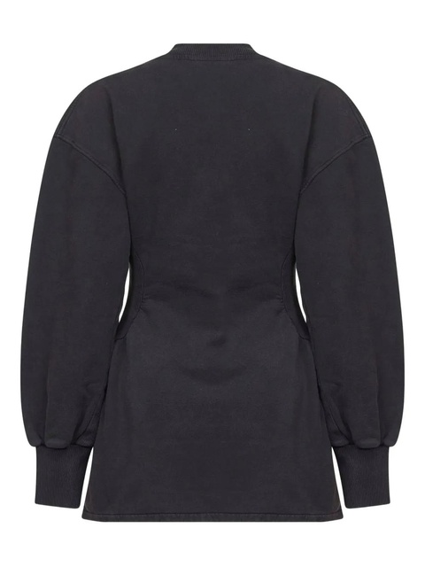 The Attico V-neck mini dress - Black - zdjęcie produktu nr 2