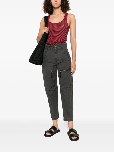 MARANT ÉTOILE striped sleeveless tank top - Red - zdjęcie produktu nr 2