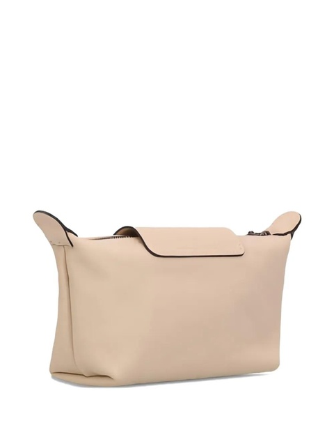 Longchamp Le Pliage Cuir cosmetic make up bag - Neutrals - zdjęcie produktu nr 2