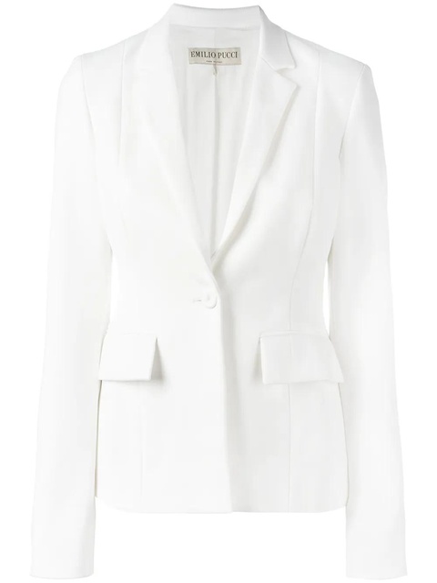 PUCCI one button blazer - White - zdjęcie produktu nr 1