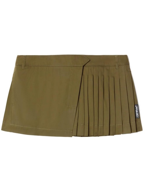 Off-White Savana mini skirt - Green - zdjęcie produktu nr 1
