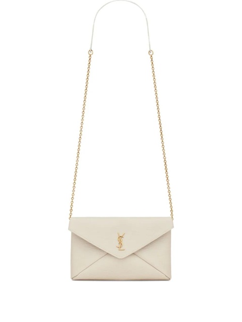 Saint Laurent Cassandre envelope chain crossbody bag - Neutrals - zdjęcie produktu nr 1