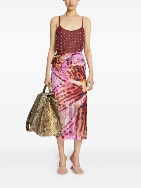 DRIES VAN NOTEN slingback wedge pumps - Pink - zdjęcie produktu nr 2