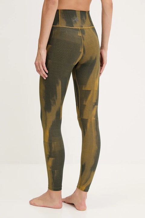 adidas Performance legginsy do jogi All Me kolor zielony wzorzyste JJ3876 - zdjęcie produktu nr 2