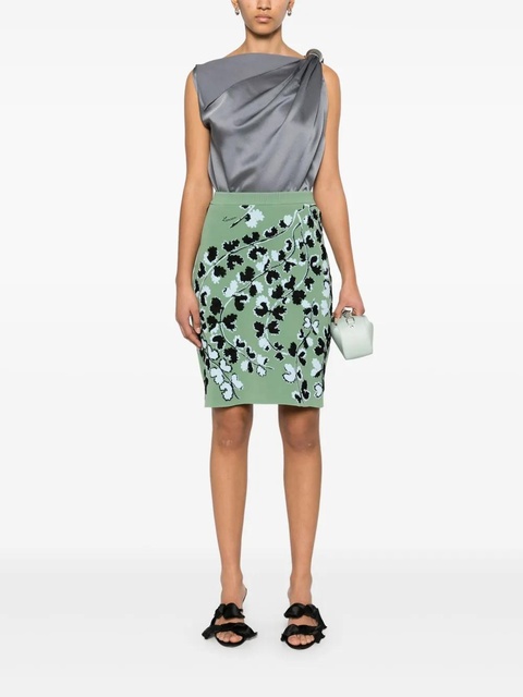 Lanvin Arpège-ring draped top - Blue - zdjęcie produktu nr 1