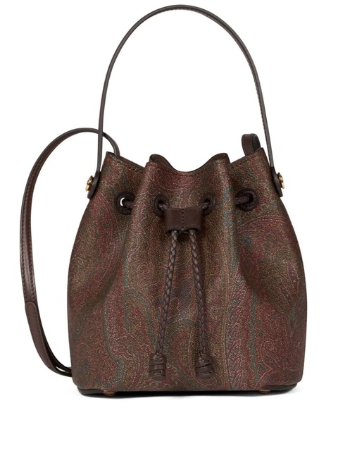 ETRO mini Paisley bucket bag - Brown - zdjęcie produktu nr 1