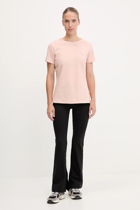 Guess t-shirt COLETTE damski kolor pomarańczowy V4YI09 J1314 - zdjęcie produktu nr 2