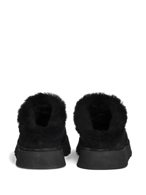 Zadig&Voltaire embroidered shearling mules - Black - zdjęcie produktu nr 2