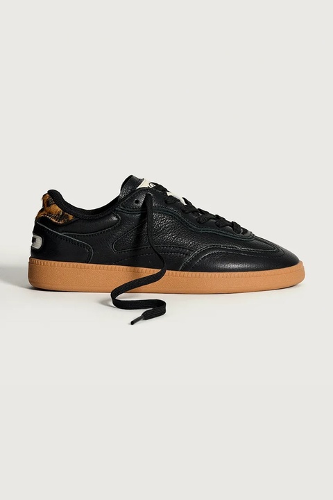 Hoff sneakersy skórzane ALLEY BLACK WOMAN damskie kolor czarny 22562002 - zdjęcie produktu nr 1