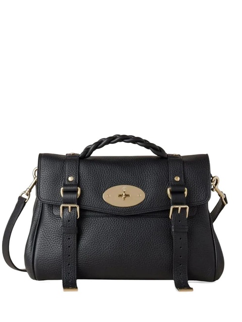 Mulberry Alexa braided handle buckle tote bag - Black - zdjęcie produktu nr 1