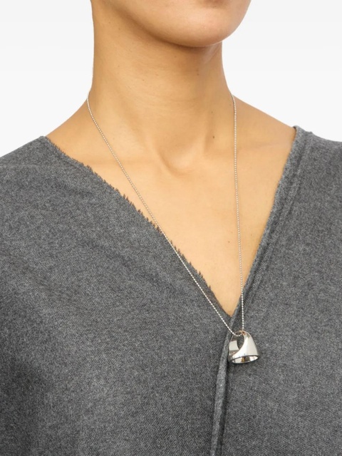 MM6 Maison Margiela ring-pendant necklace - Silver - zdjęcie produktu nr 2
