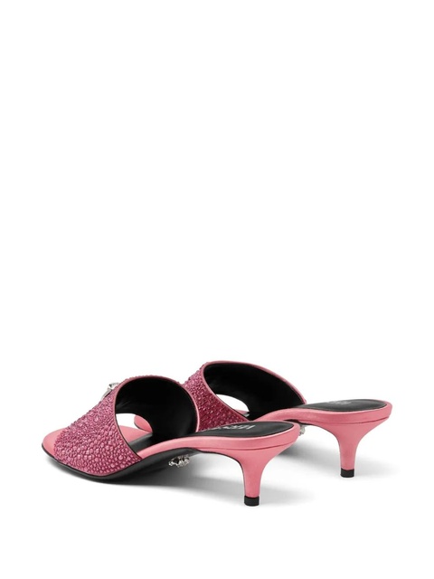 Versace 45mm Alia crystal-embellished mules - Pink - zdjęcie produktu nr 2