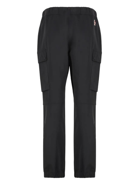 Moncler Grenoble logo-appliqué track pants - Black - zdjęcie produktu nr 2