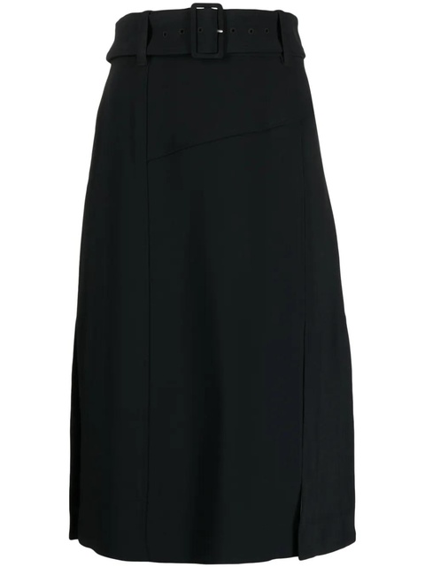 3.1 Phillip Lim belted-waist high-waisted skirt - Black - zdjęcie produktu nr 1