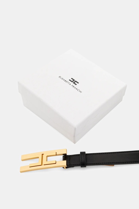 Elisabetta Franchi pasek damski kolor czarny CT72S57E2 - zdjęcie produktu nr 2