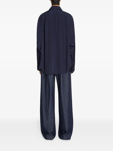 DRIES VAN NOTEN pleated jeans - Blue - zdjęcie produktu nr 2