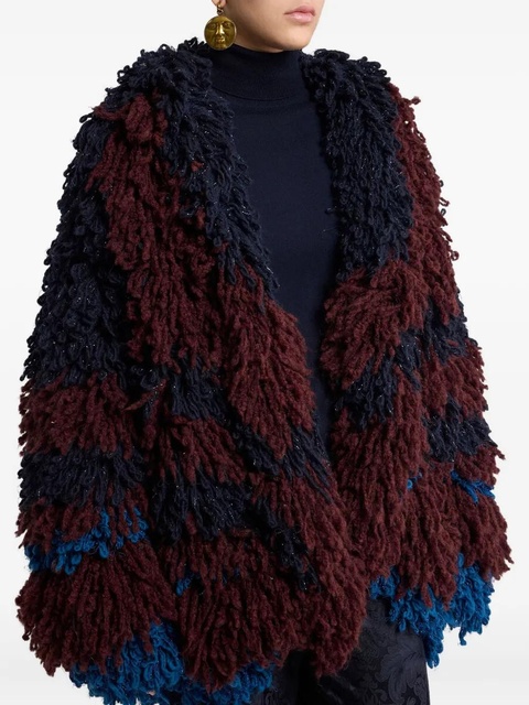 ETRO wool-blend cardi-coat - Brown - zdjęcie produktu nr 1