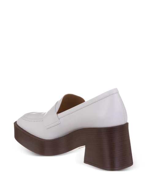 Tod's 75mm leather loafers - White - zdjęcie produktu nr 2