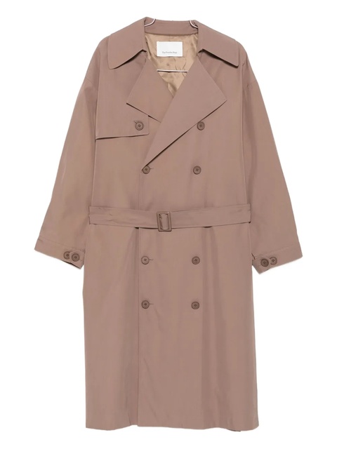 The Frankie Shop double-breasted belted trench coat - Brown - zdjęcie produktu nr 1