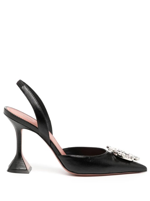 Amina Muaddi 95mm Begum pumps - Black - zdjęcie produktu nr 1