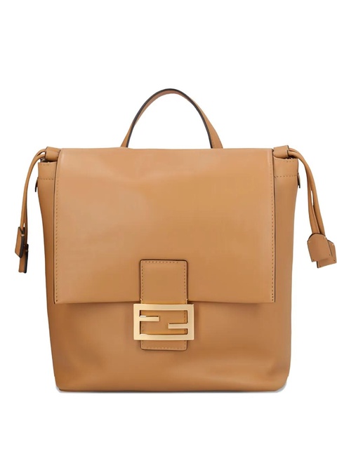 FENDI FF-clasp backpack - Brown - zdjęcie produktu nr 1