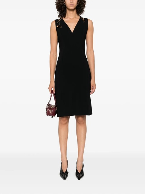 Versace safety-pin detail midi dress - Black - zdjęcie produktu nr 2