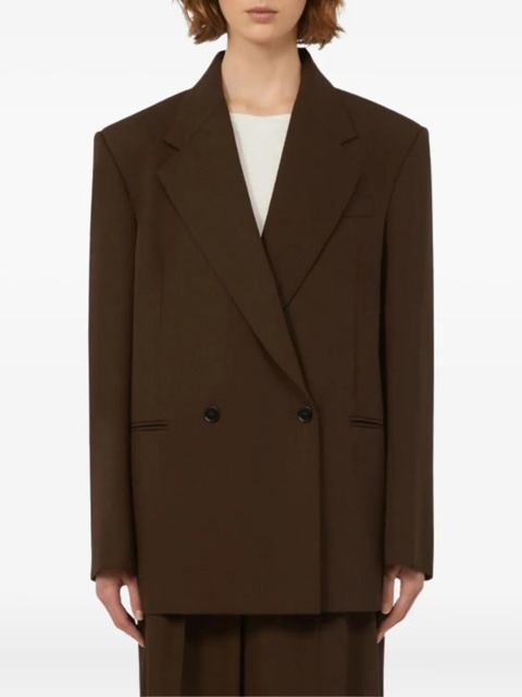 Weekend Max Mara double-breasted wool blazer - Brown - zdjęcie produktu nr 2