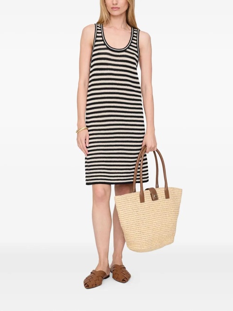 ANINE BING open-knit mini dress - Neutrals - zdjęcie produktu nr 2