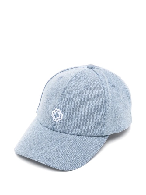 Maje clover-logo denim cap - Blue - zdjęcie produktu nr 2