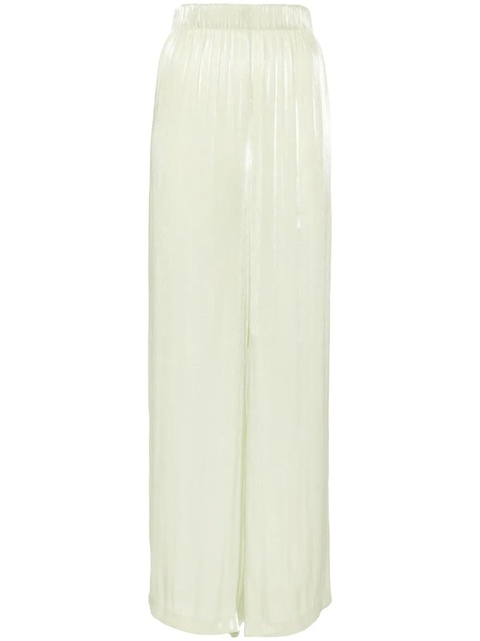 Simkhai georgette straight-leg trousers - Green - zdjęcie produktu nr 1