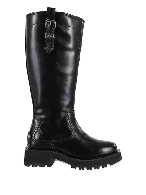 GANNI studded leather boots - Black - zdjęcie produktu nr 2